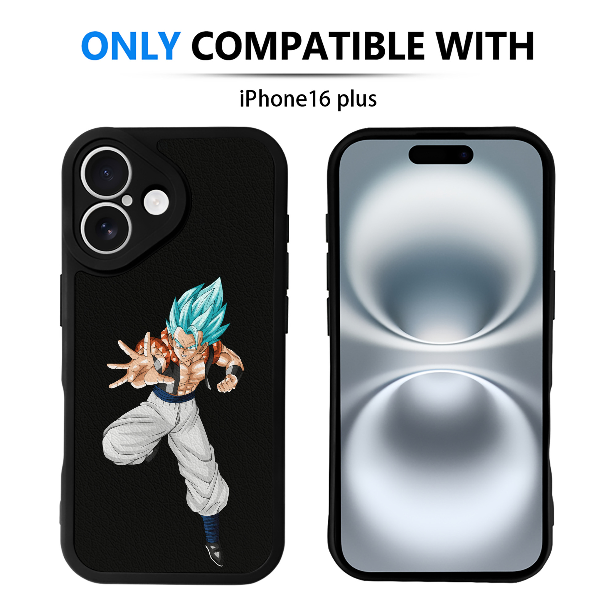 （画像用） ドラゴンボール ベジータ四世（Bejīta Yonsei）DRAGON BALL Vegeta IV 【iPhone 16シリーズ対応】シリコンスマホケース（レザー調） 材質：シリコン